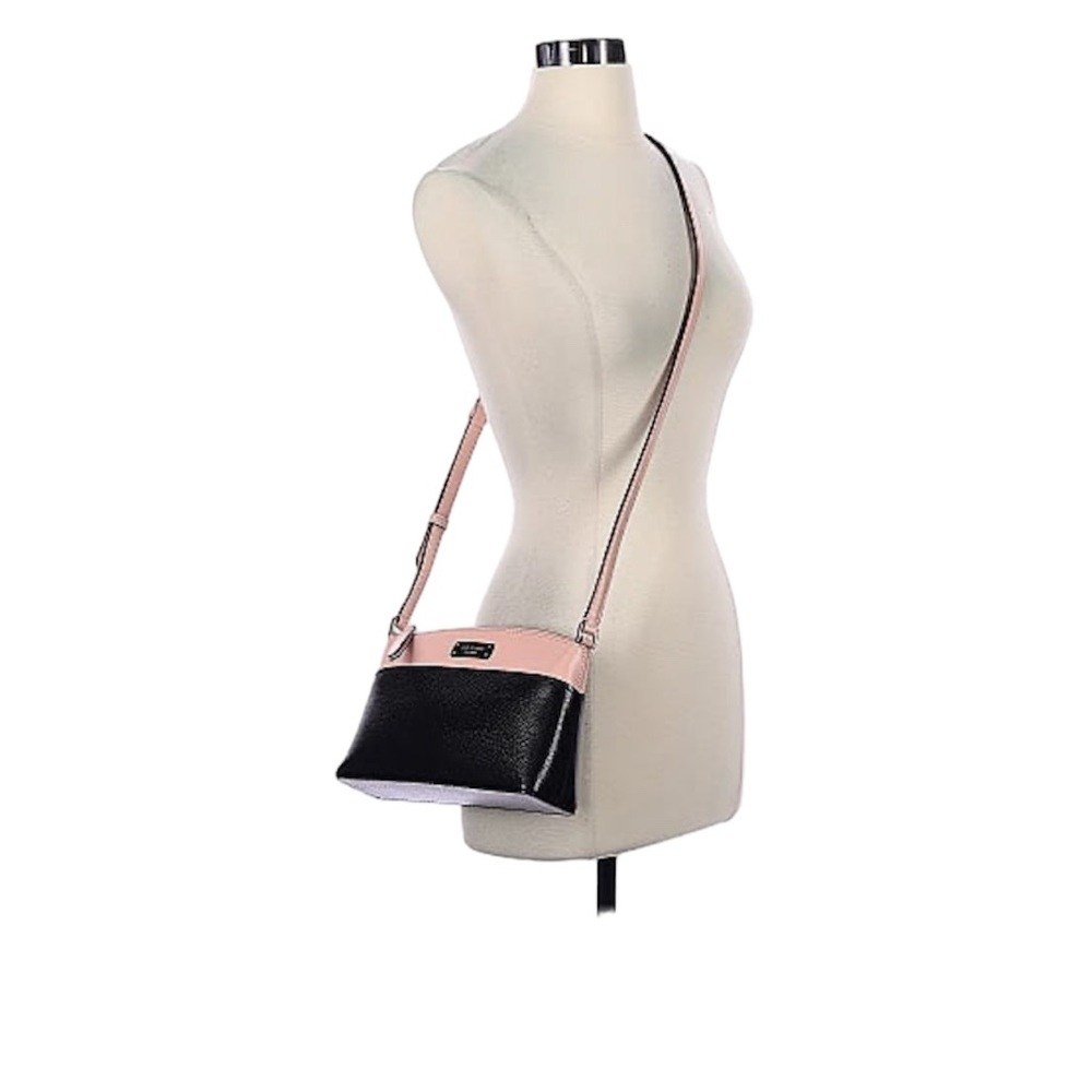 EUC Kate spade Jeanne color block crossbody pink/black - Picture 12 of 16